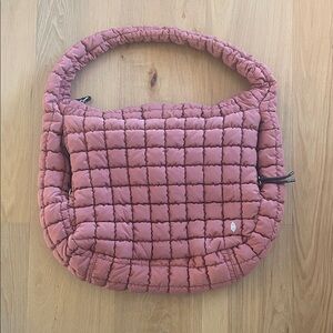 Free People Movement Carryall Quilted Pink Women's Bag